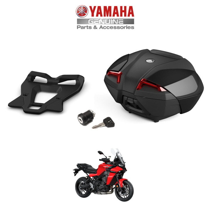 thumbnail image 2 of Pyramid Plastics Matt Black Shock Shield For Yamaha Tracer 9 GT (2021-2024) – Part 812003 2 of 3