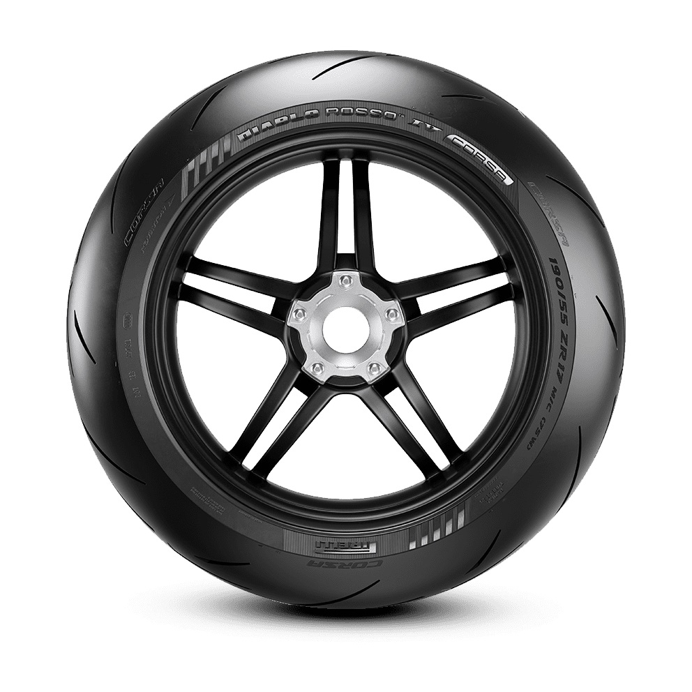 PIRELLI ROSSO Ⅳ CORSA 120/70ZR17 190/55 Pirelli Diablo Rosso IV 4 Corsa 120/70-17 & 190/55-17 Sport