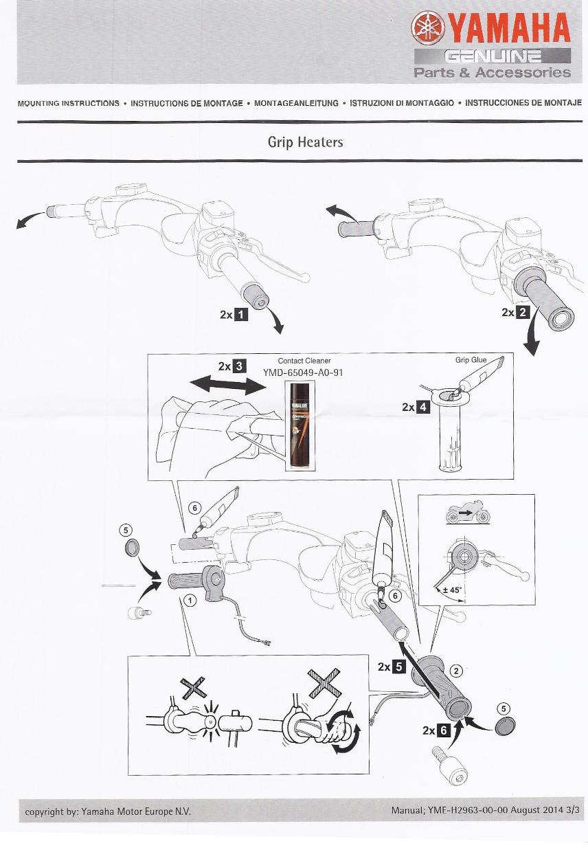 tracer 700 heated grips